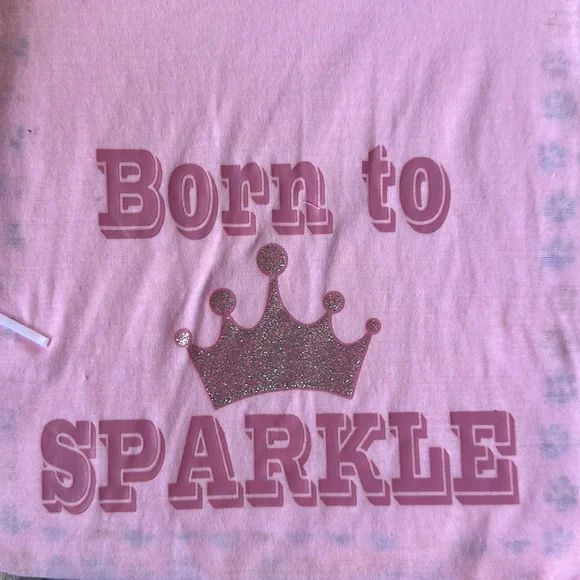 NWT DOG FEMALE SHIRT WITH MATCHING BANDANNA Born to sparkle, poop bags, & holder - Picture 2 of 8